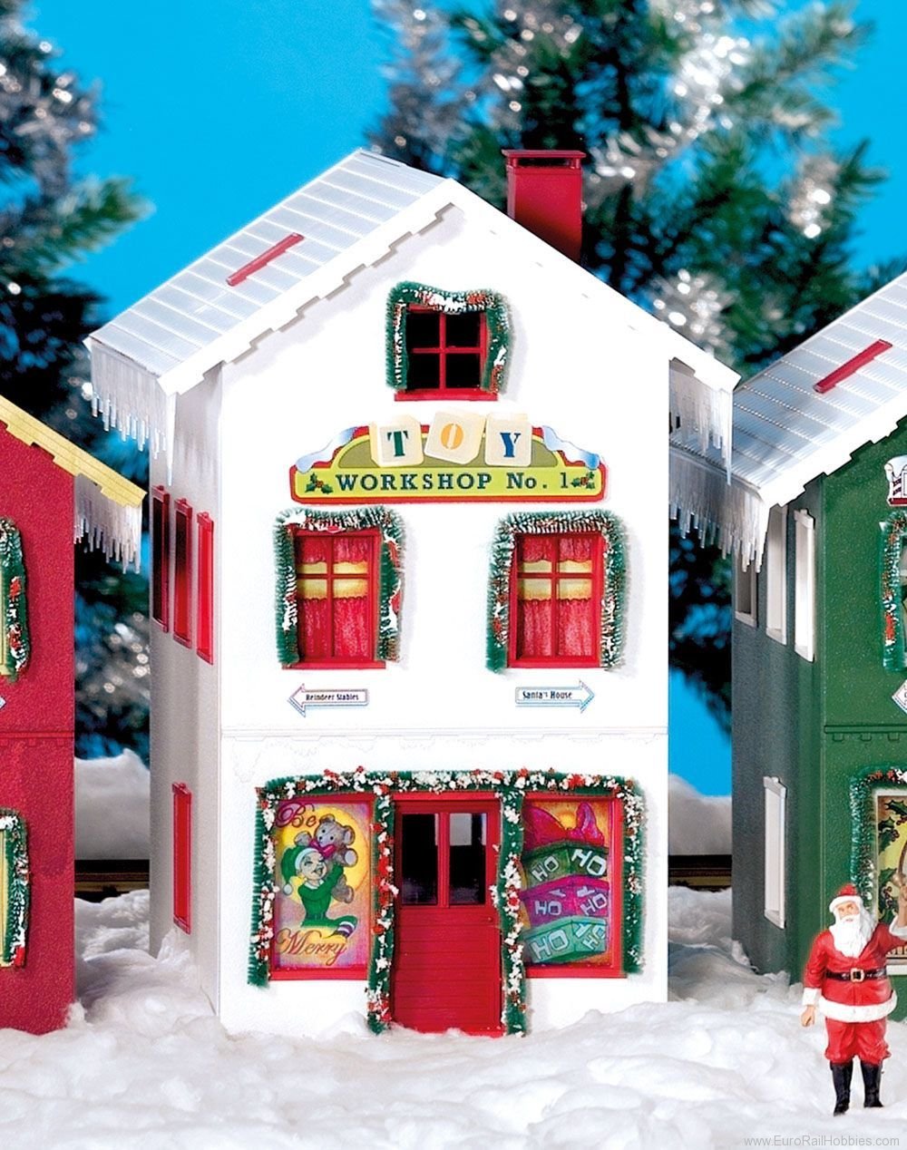 Piko 62712 North Pole Toy Workshop #1 Built-Up