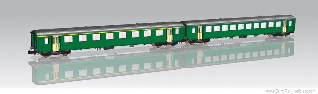 Piko 94392 2-Car Set SBB EW I Wg. green, new writing, A 