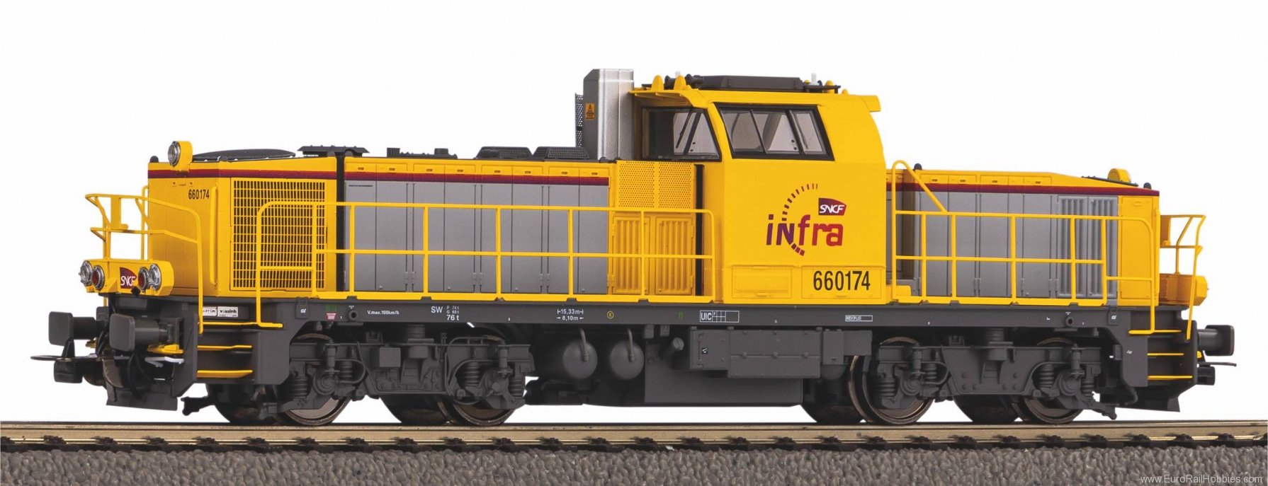 Piko 96489 Sound diesel locomotive BB 60000 Infra SNCF V