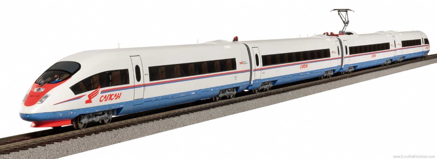 Piko 96724 ICE3 4-Car Train Velaro Sapsan DC (Piko Hobby