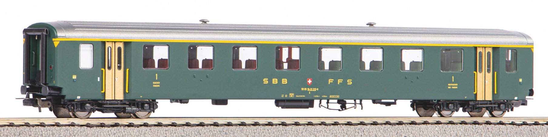 Piko 96798 EW I wagon, 1st class, old SBB IV lettering (