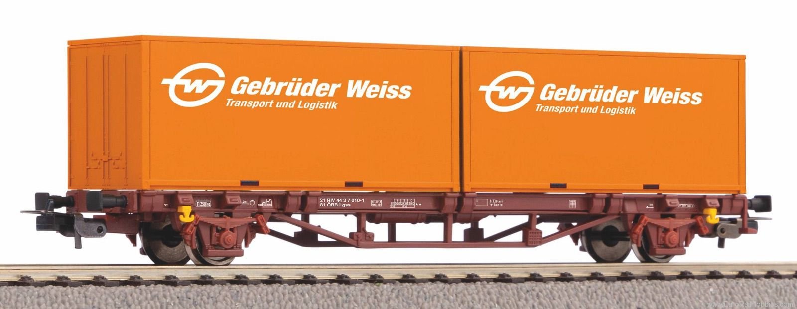 Piko 97151 Container transport car Lgs579 OBB V Gebr. We