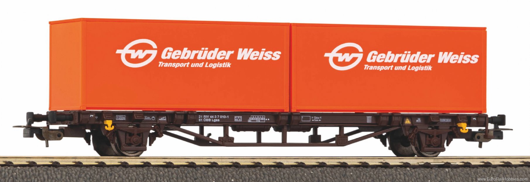 Piko 97151 Container transport car Lgs579 OBB V Gebr. We