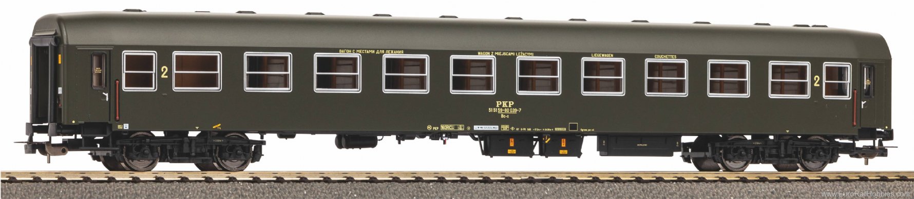 Piko 97184 Couchette car 110A PKP V (Piko Expert)