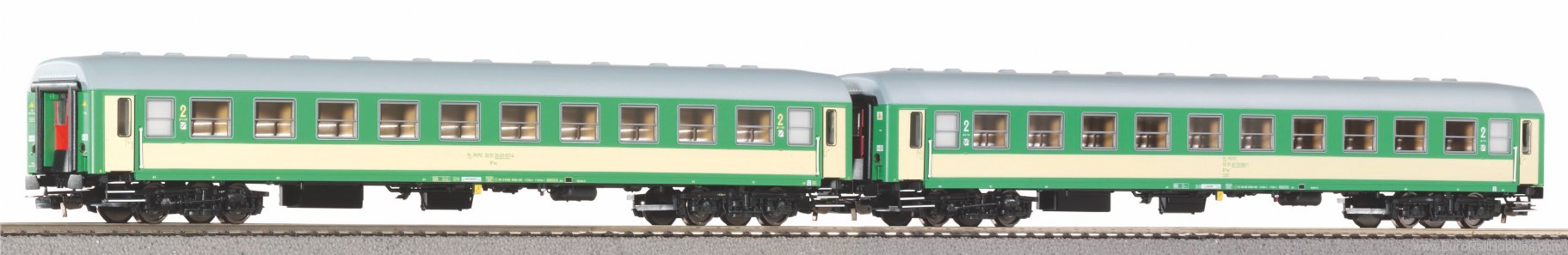 Piko 97303 Set of 2 PKP VI Intercity passenger cars (Pik