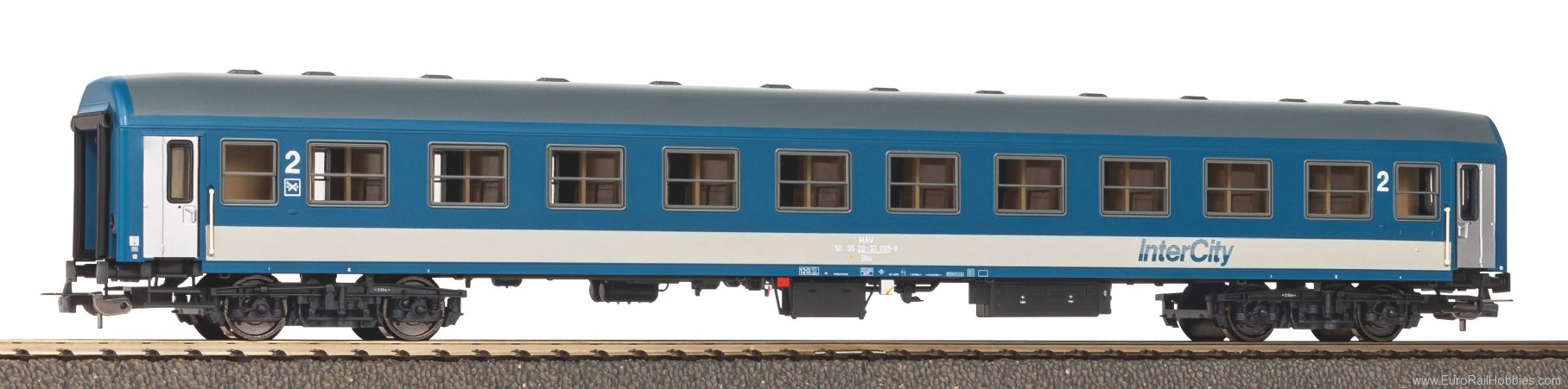 Piko 97627 Passenger coach IC lettering 2nd class MAV V 