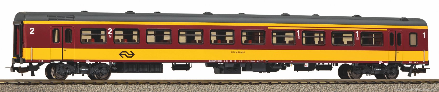 Piko 97640 ICR 1st/2nd passenger coach Class SNCB IV (DC