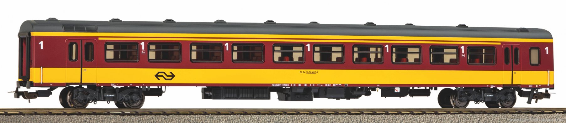Piko 97641 Passenger coach ICR 1st class NS/SNCB IV (DC 