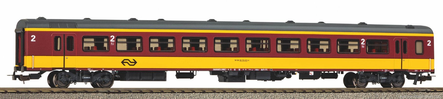 Piko 97643 ICR 2nd class NS/SNCB IV passenger coach (DC 