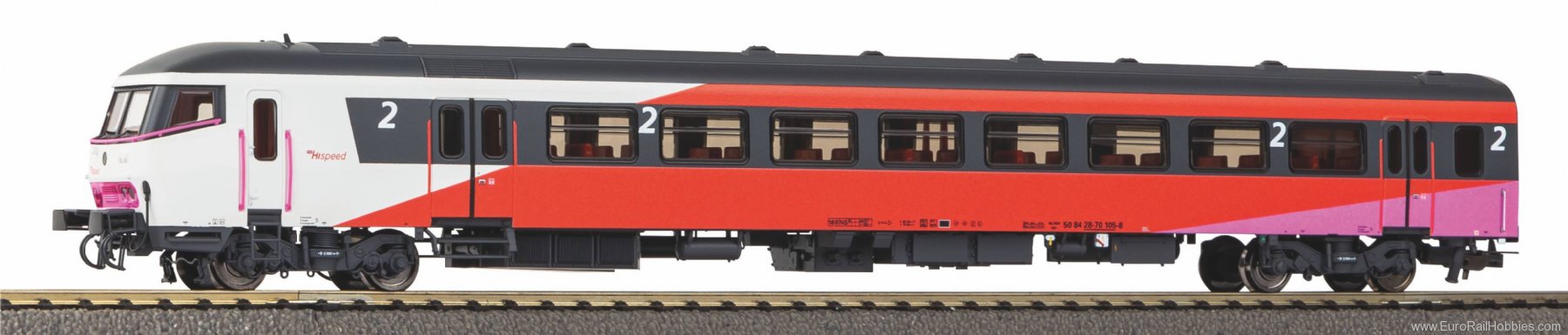 Piko 97650 Control car passenger coach ICR 2nd class FYR