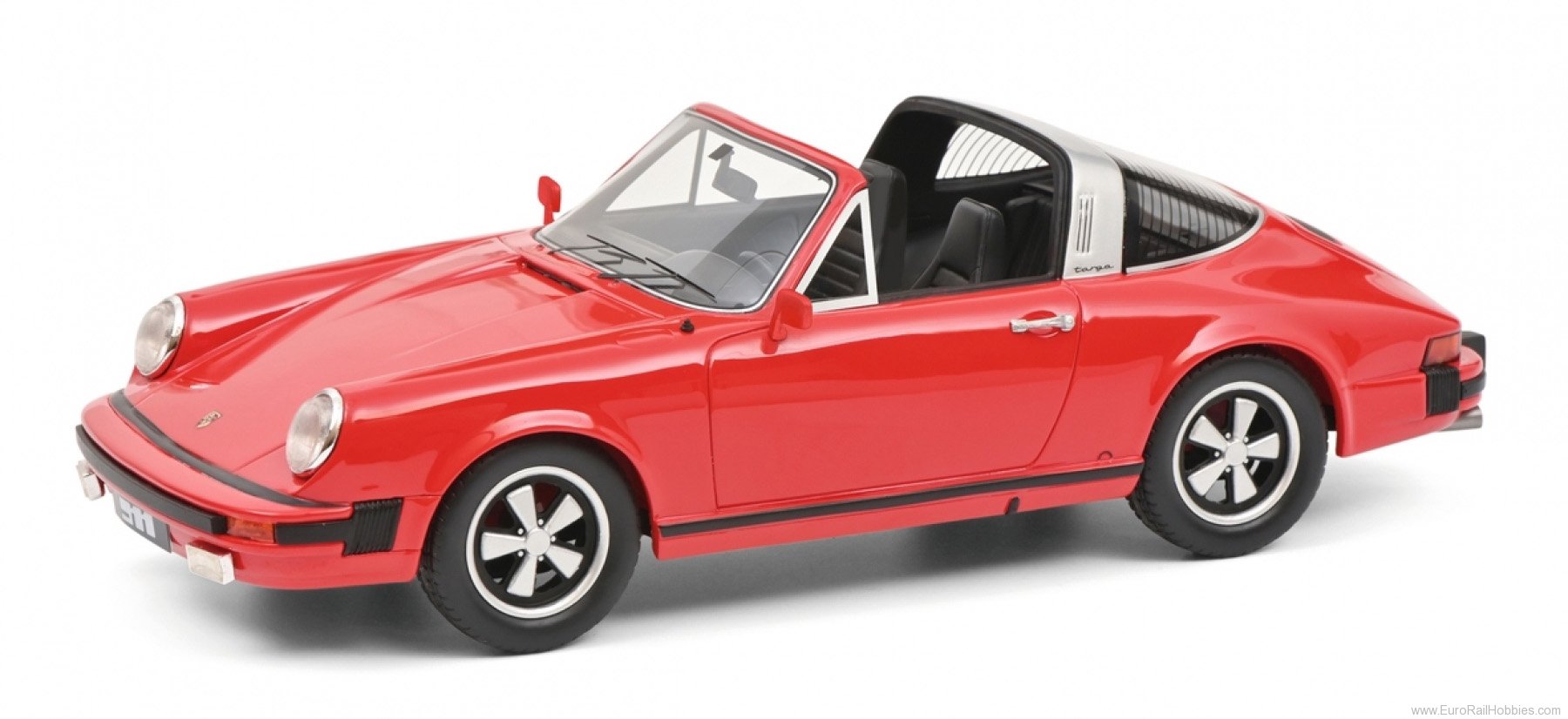 Schuco 450048700 Porsche 911 Targa (1977) guardsred/black  (PR