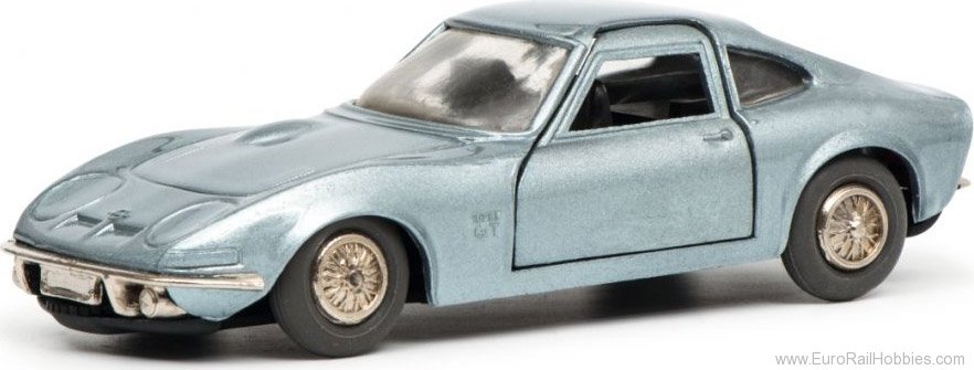 Schuco 450176200 Micro Racer Opel GT, blue metallic