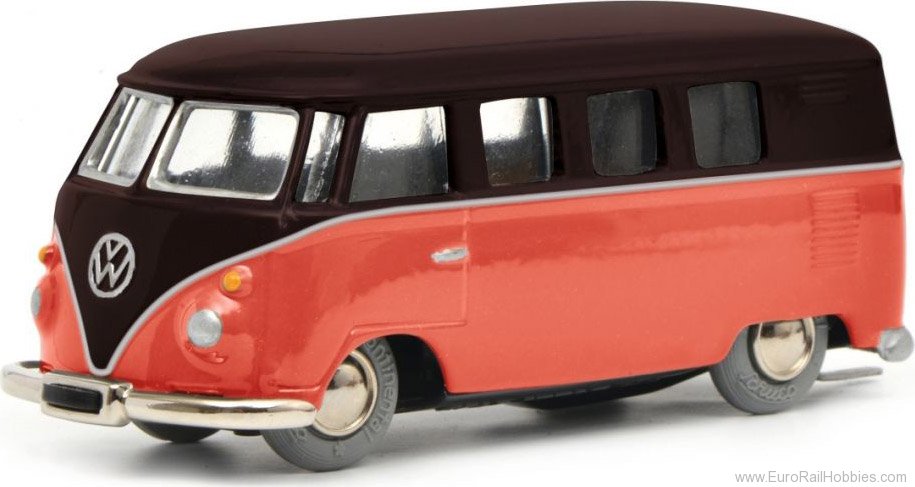 Schuco 450197400 Micro Racer VW T1 bus, brown-red