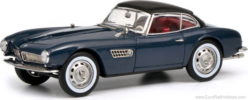 Schuco 450218500 BMW 507 with Hardtop, grey blue black, (1:43)