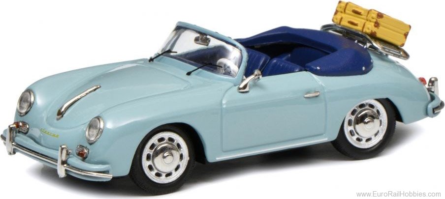 Schuco 450258400 Porsche 356 A Cabriolet âReisezeitâ