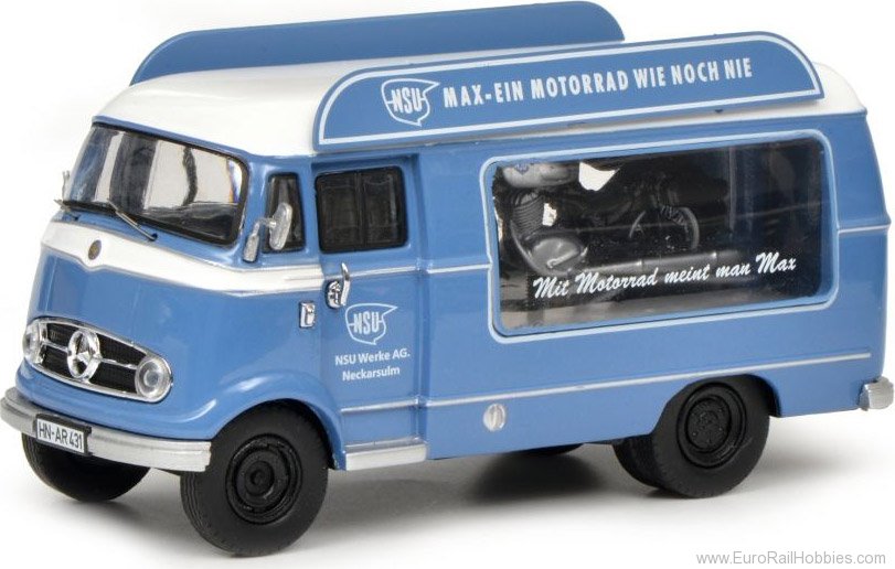Schuco 450291800 Mercedes-Benz L319 promotion car âNSU-Ma