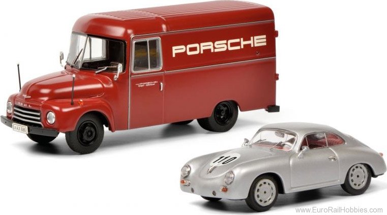 Schuco 450309200 Set Opel Blitz Porsche (1:43)