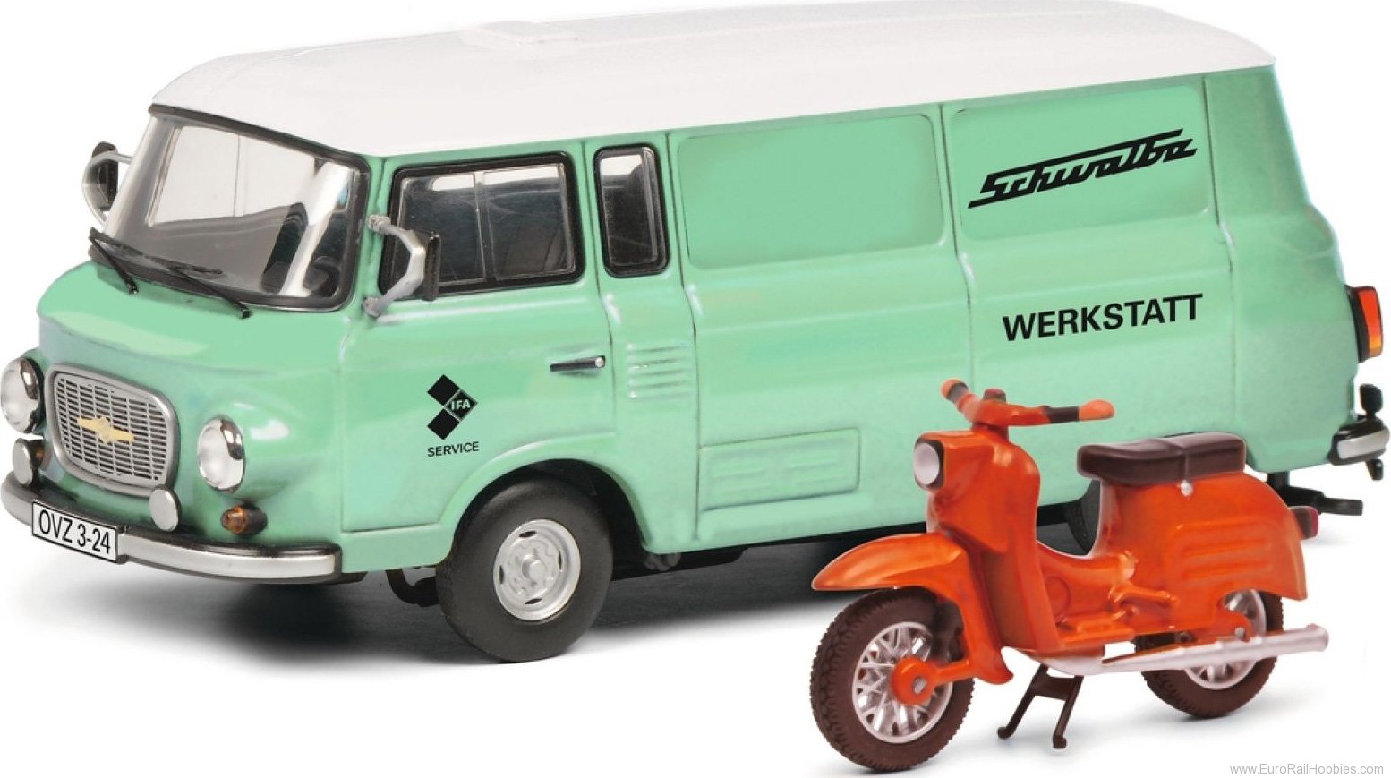 Schuco 450365400 Barkas B 1000 WERKSTATT (1:43 Edition)