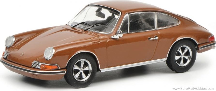 Schuco 450367600 Porsche 911 S, sepia brown (1:43)