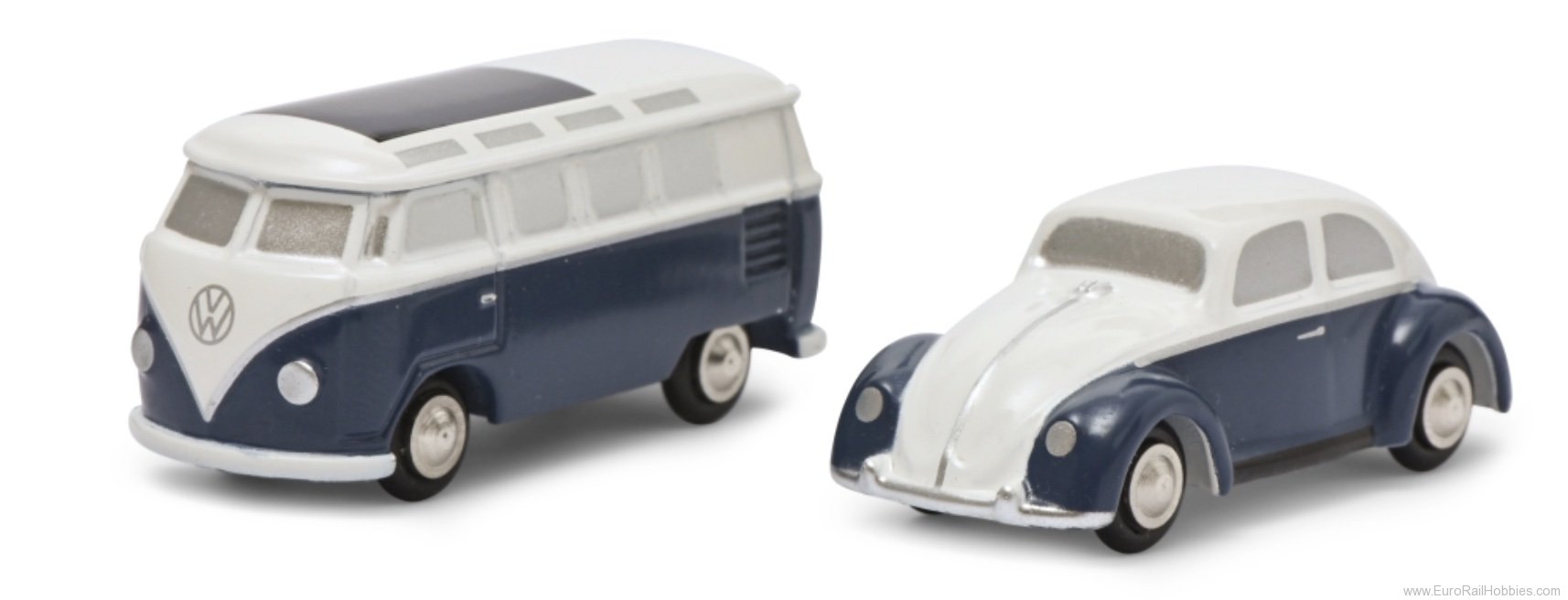 Schuco 450514600 2-Vehicle Volkswagen Set - Beetle + T1 Samba 