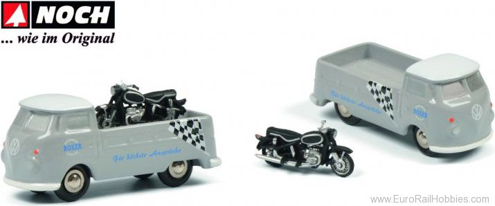 Schuco 450563500 Pic.VW T1 MOTORRAD SERVICE