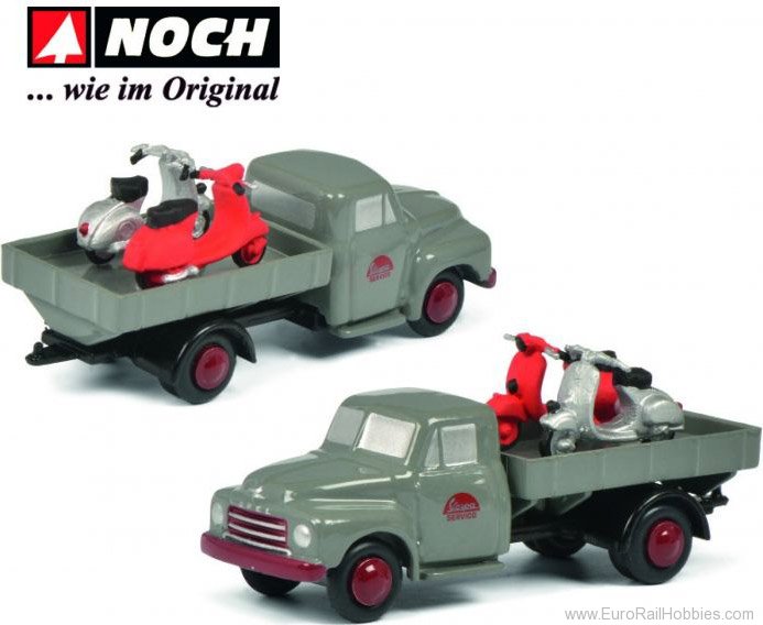 Schuco 450586800 Pic.Opel Blitz VESPA SERVICO