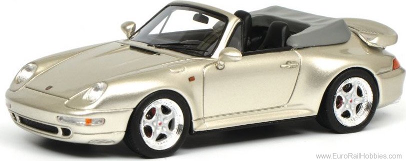 Schuco 450887900 Porsche 911 (993) Cabrio, grey (1:43)