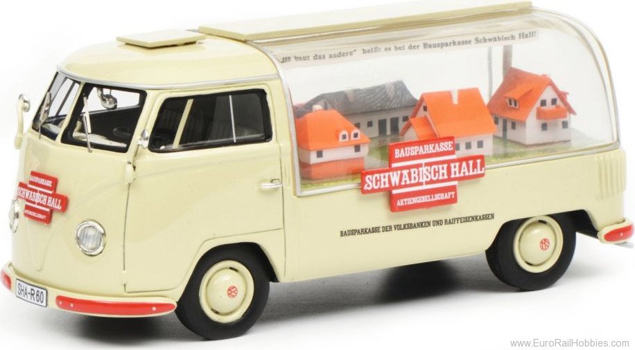 Schuco 450902300 VW T1a âSchwÃ¤bisch Hallâ, (1:43)