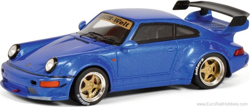 Schuco 450911400 RAUH-Welt RWB 964 blue (1:43)