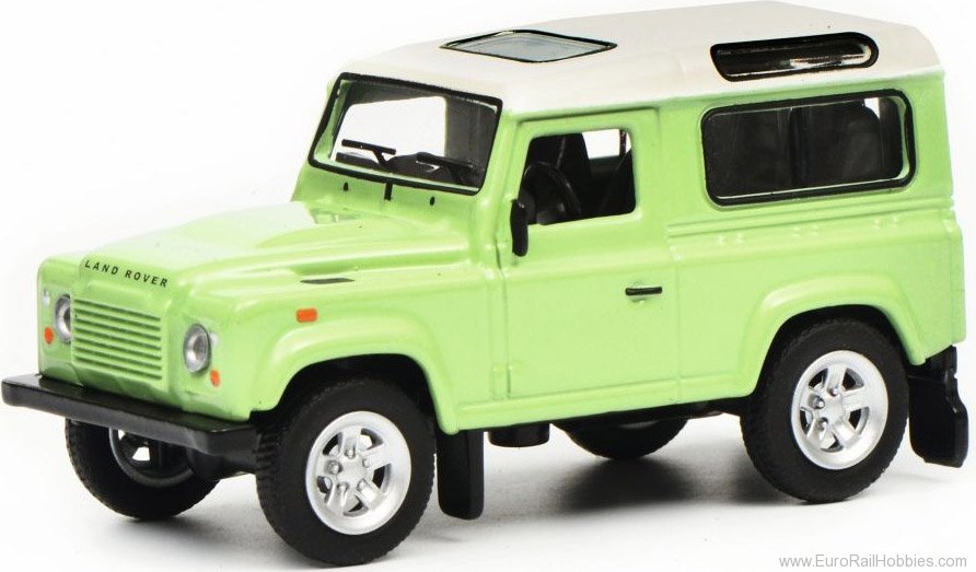 Schuco 452018100 Land Rover Defender, green white, (1:64)