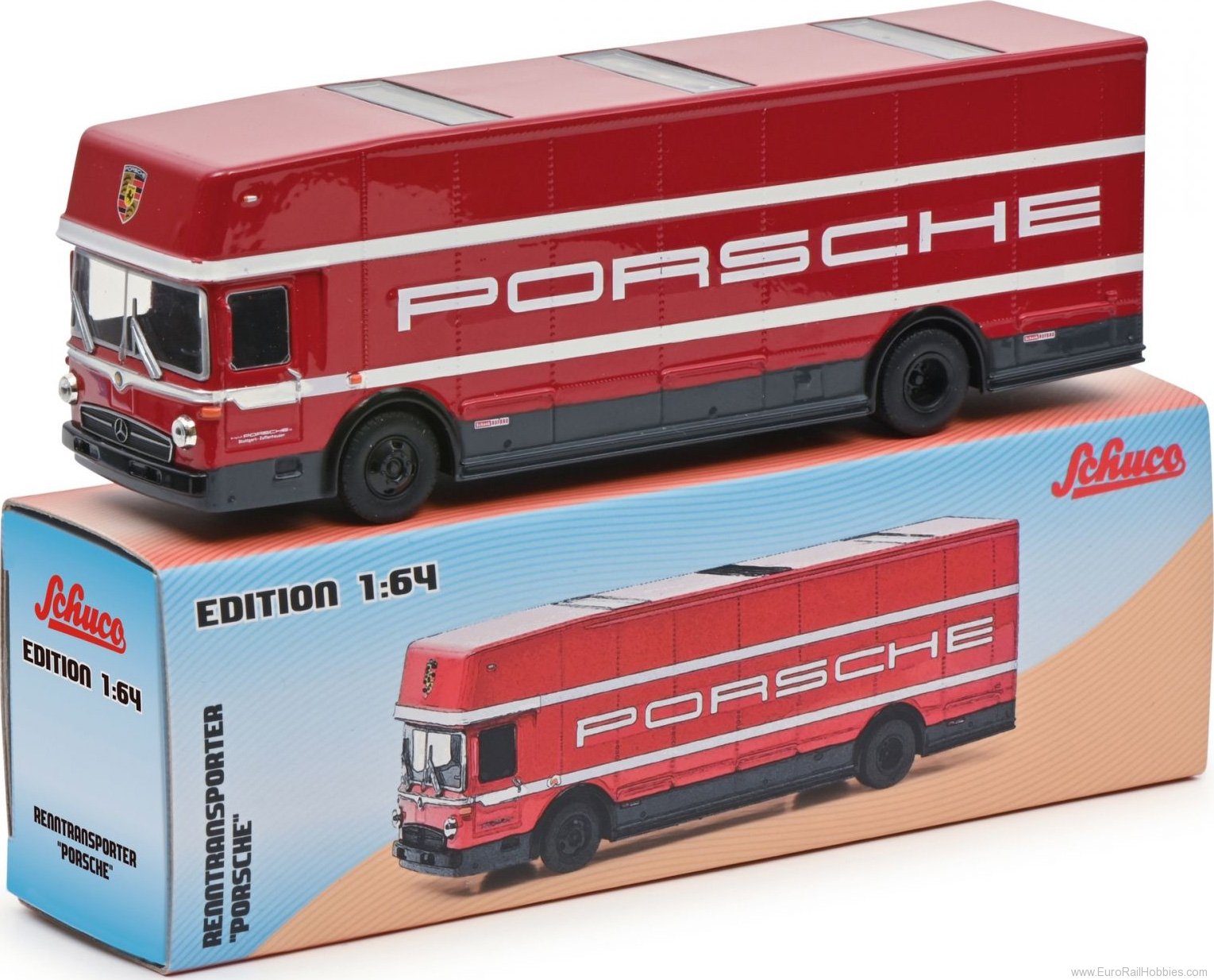 Schuco 452026100 race transporter PORSCHE  (1:64 Edition)