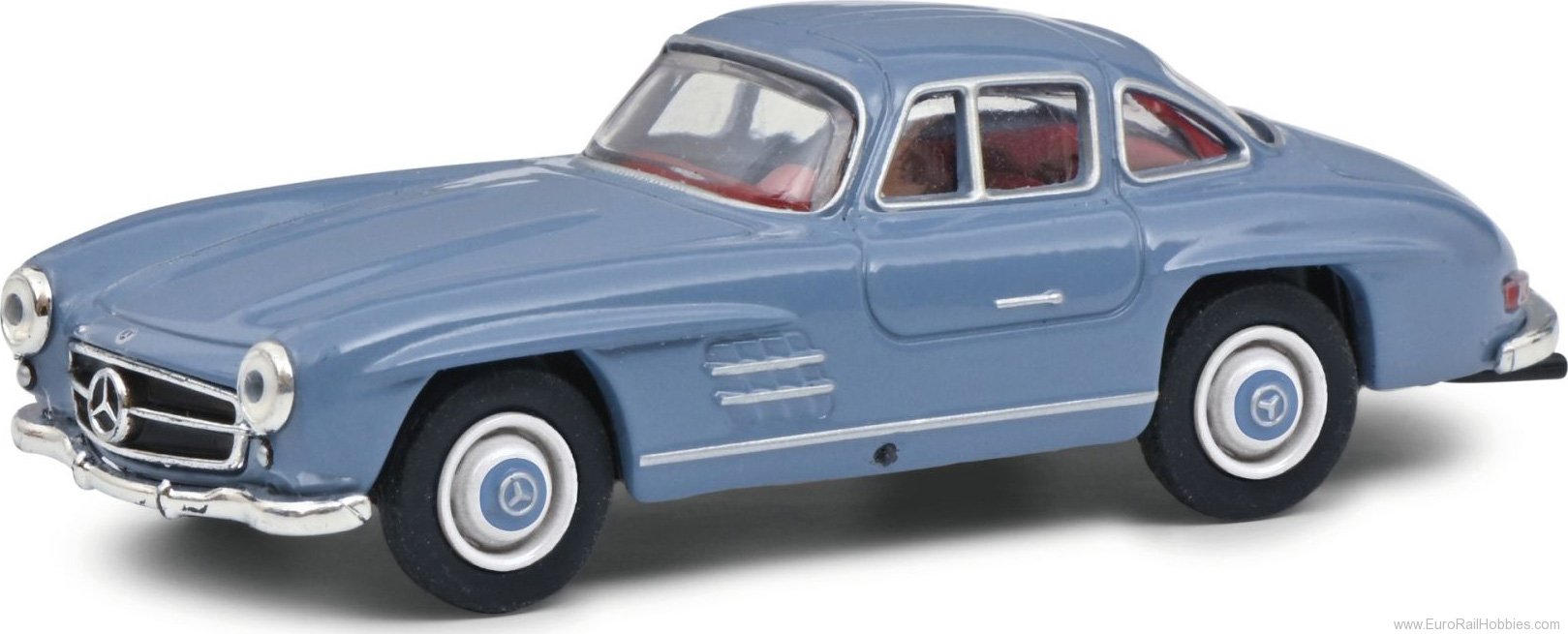 Schuco 452027600 MB 300 SL gullwing blue  (1:64 Edition)