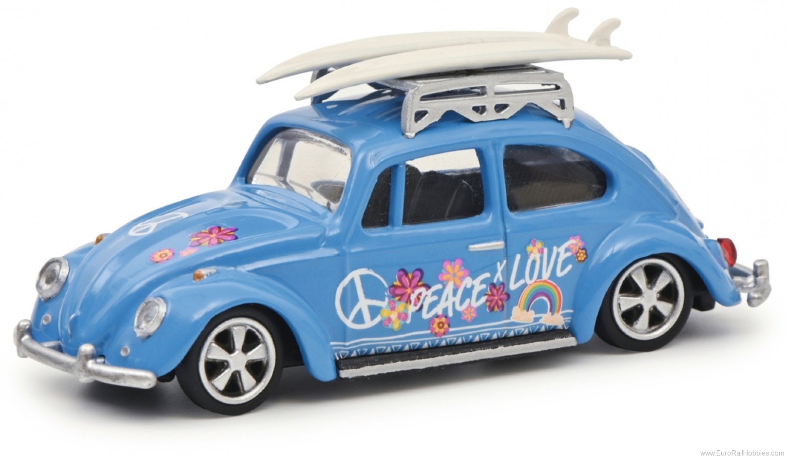 Schuco 452034400 Volkswagen Beetle Lowrider Sufer-Beetle  (Edi