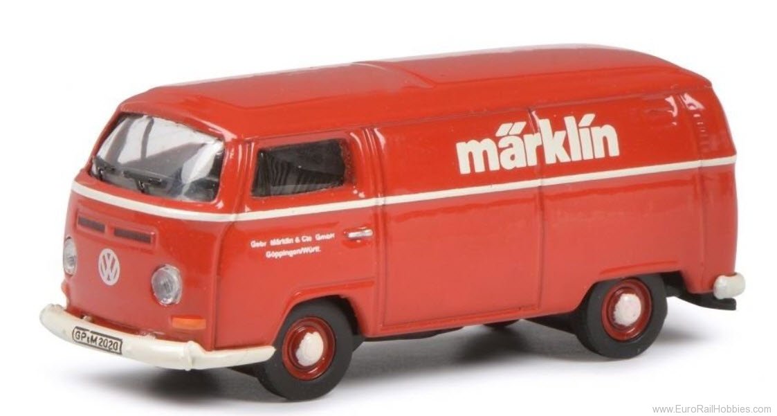 Schuco 452653803 MHI VW T2a Marklin Delivery Van Red (Factory 