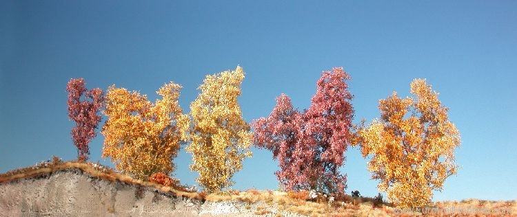 Silhouette Silflor MiniNatur 100-14 Filigree Bushes, Late Fall 