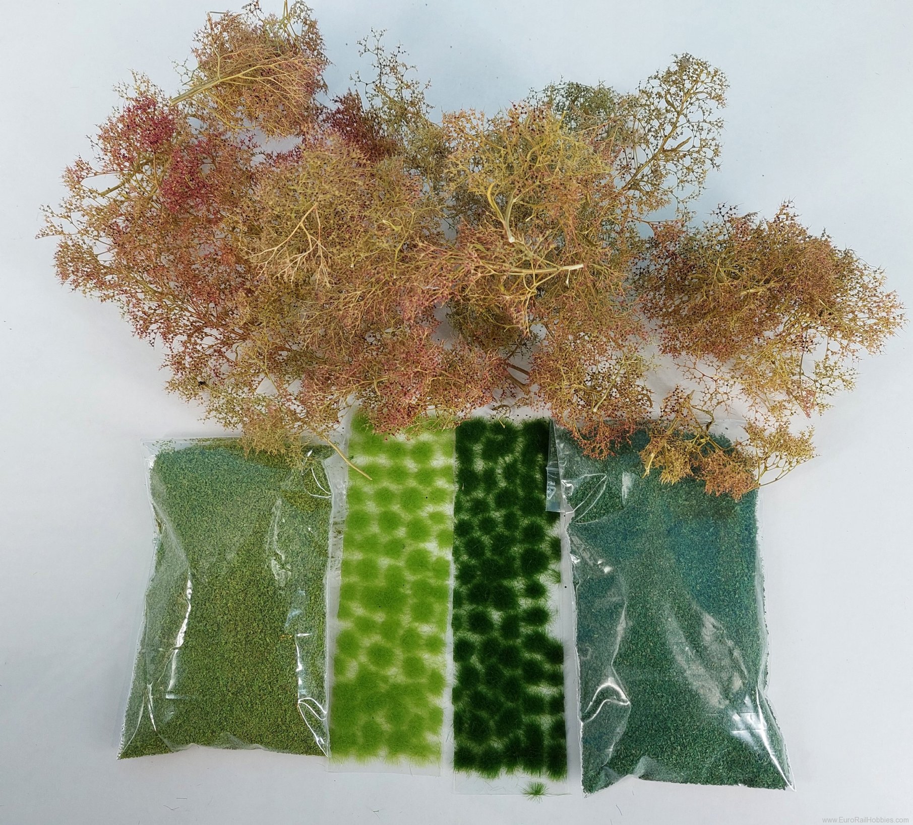 Silhouette Silflor MiniNatur 200-98 Starter Set Bushes - Undergrowth, Set Light t