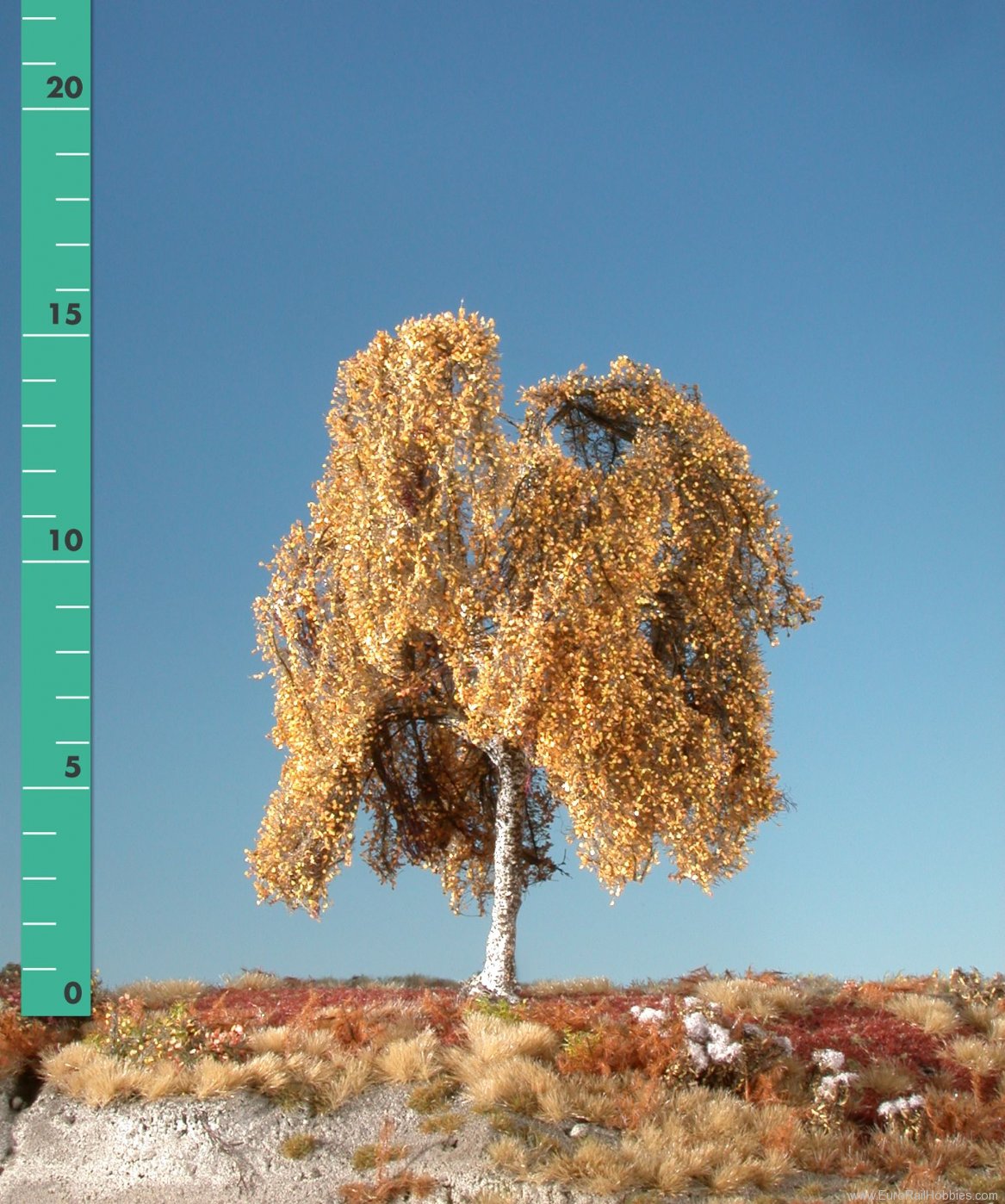 Silhouette Silflor MiniNatur 211-04 Weeping Birch Tree, Late Fall 8cm