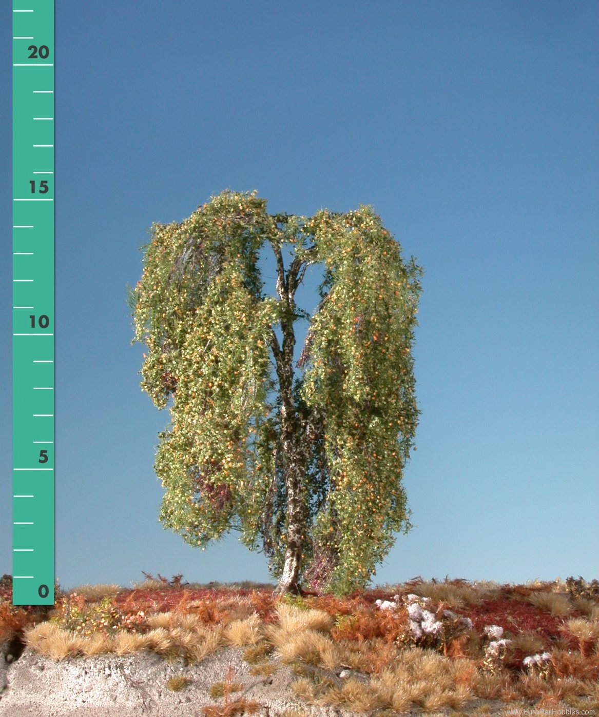 Silhouette Silflor MiniNatur 211-13 Weeping Birch Tree, Early Fall 10-13cm
