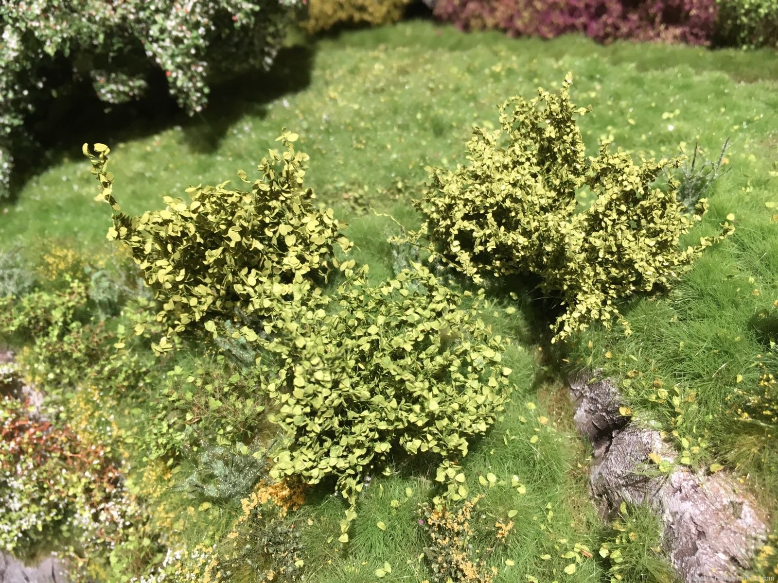 Silhouette Silflor MiniNatur 252-12 Shrubs Assortment, Green Mix 