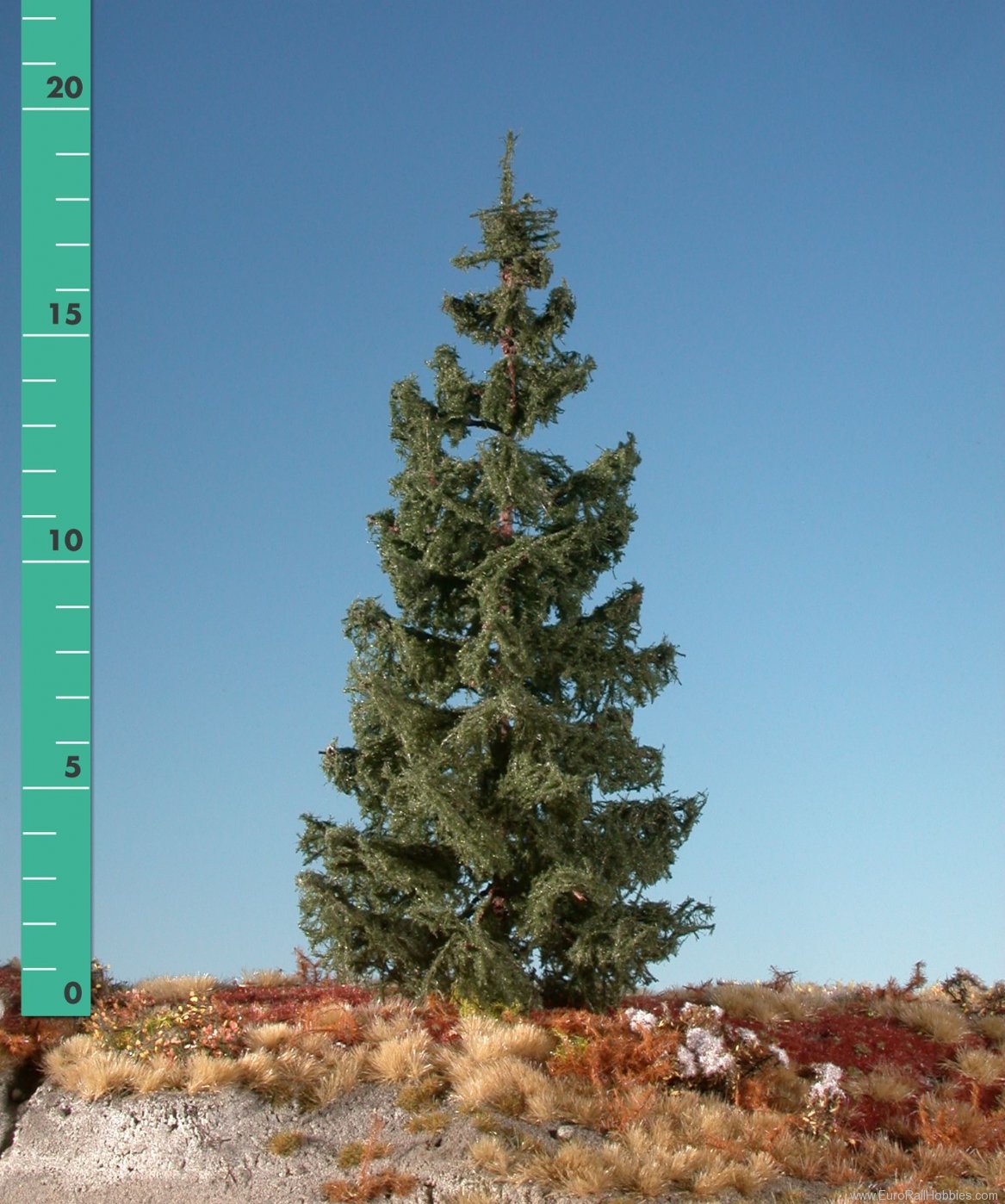 Silhouette Silflor MiniNatur 273-26  Weathered Green Spruce Tree, Summer 15-20cm