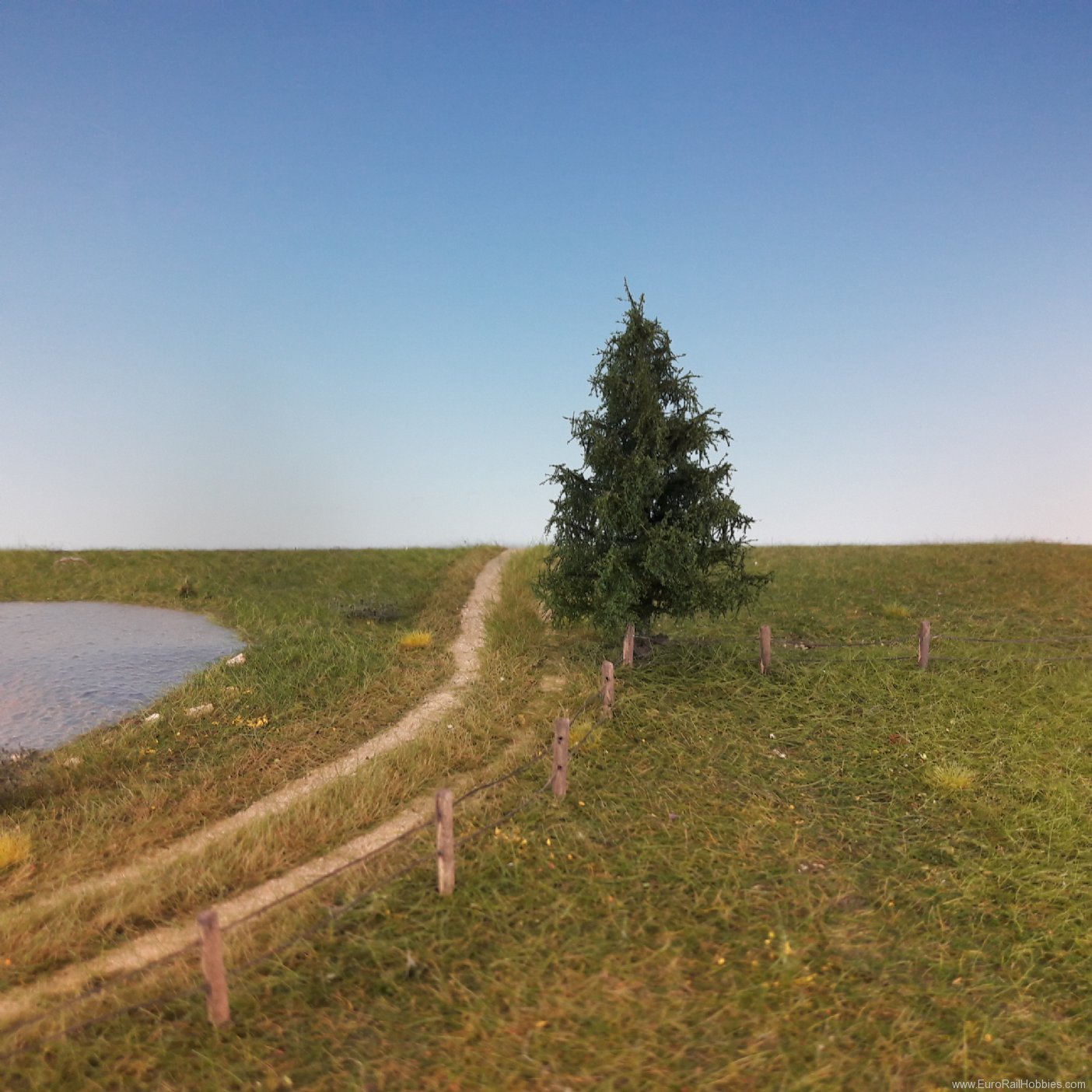 Silhouette Silflor MiniNatur 273-62 Green Spruce Tree Summer (8 cm)