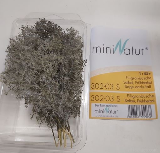 Silhouette Silflor MiniNatur 302-03S Filigree Bushes, Early Fall 