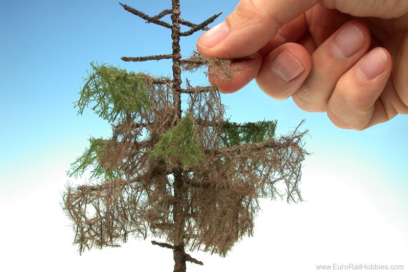 Silhouette Silflor MiniNatur 573-26 Weatheered green spruce kit, Summer (15-20cm)