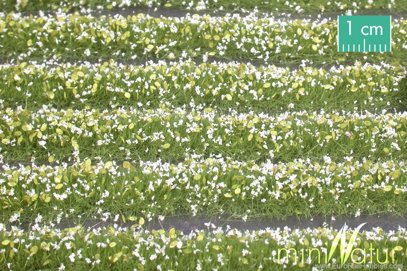 Silhouette Silflor MiniNatur 731-21 Blossom Strips, White   336 cm