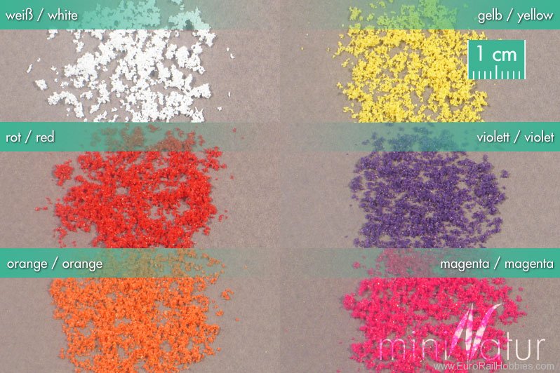 Silhouette Silflor MiniNatur 898-24 Loose blossoms 6x, violett /violet (30ml)