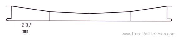 Sommerfeldt 148 HO Catenary Wire, Length 375mm (1)