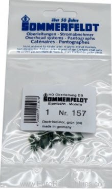 Sommerfeldt 157 HO Roof Insulator, green DB (24)