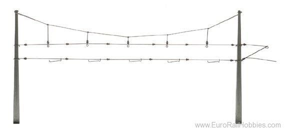 Sommerfeldt 189 HO Cross span 1.0mm w/o Masts (kit) (1), OeBB