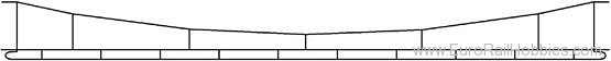 Sommerfeldt 544 HO Double Catenary Wire 0.7mm, Length = 250mm