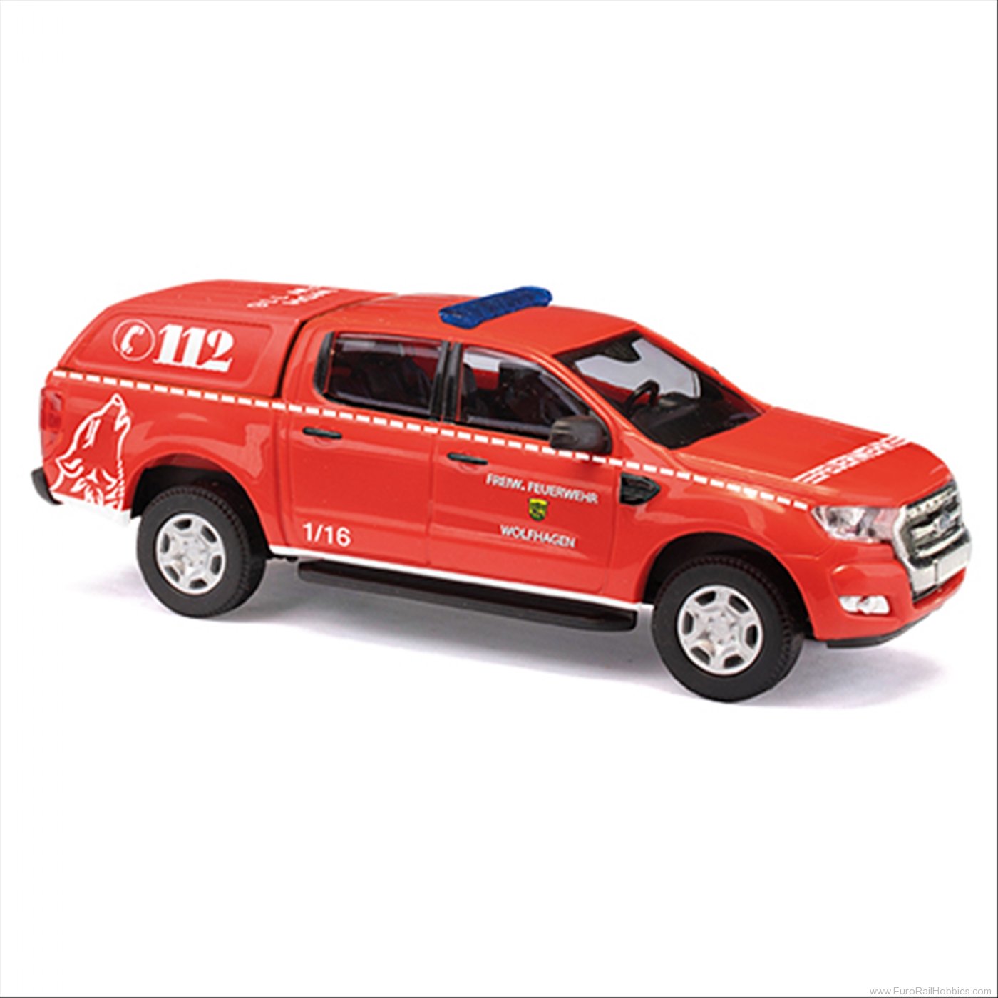 Busch 52846 Busch Ford Ranger mit Hardtop, FW Wolfhagen